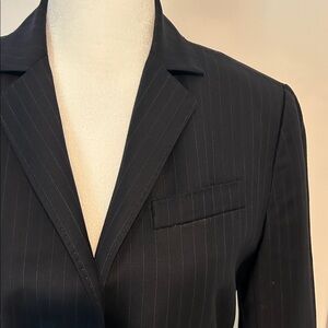 J. Crew Super 120’s Navy pinstripe  Blazer- 6T